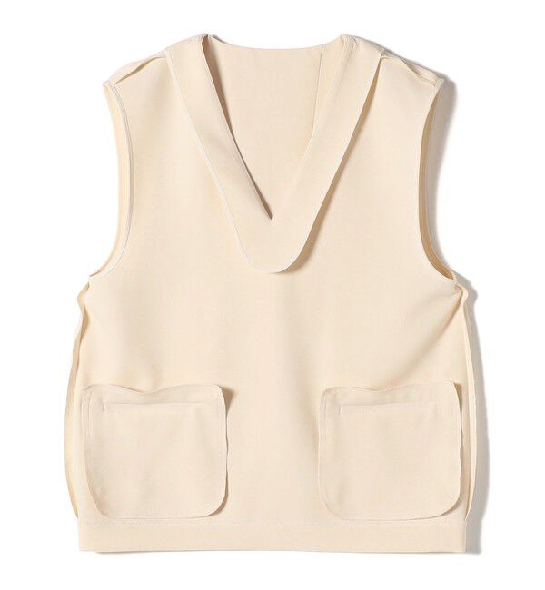 SHIPS for women「〈手洗い可能〉プルオーバー ベスト（セットアップ対応）」|ベスト・ジレ|