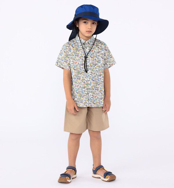 SHIPS KIDS「SHIPS KIDS:〈UVカット/撥水/吸水速乾〉サファリ ハット」|ハット|