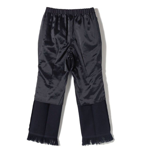 SHIPS for women「SHIPS Primary Navy Label:ブッチャー ツイード フリンジ パンツ」|その他|