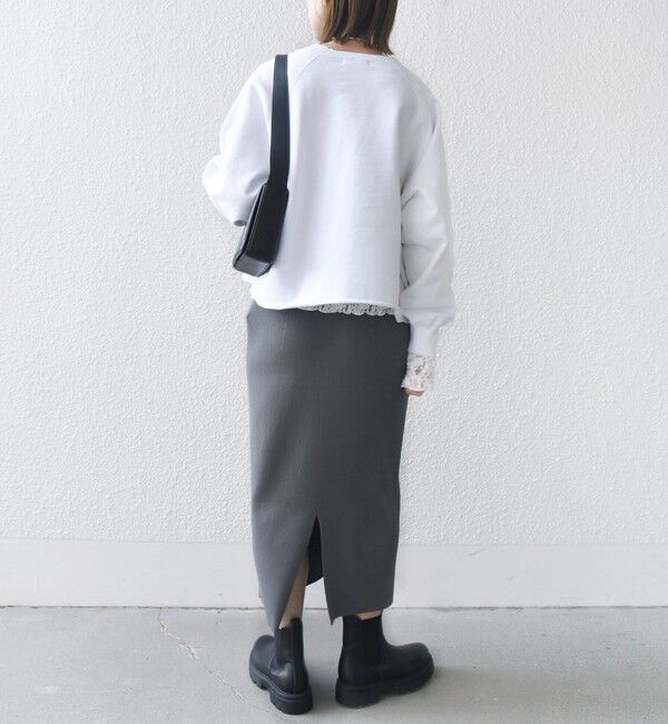 SHIPS for women「〈手洗い可能〉前後 2WAY リブ ニット スカート」|スカート|