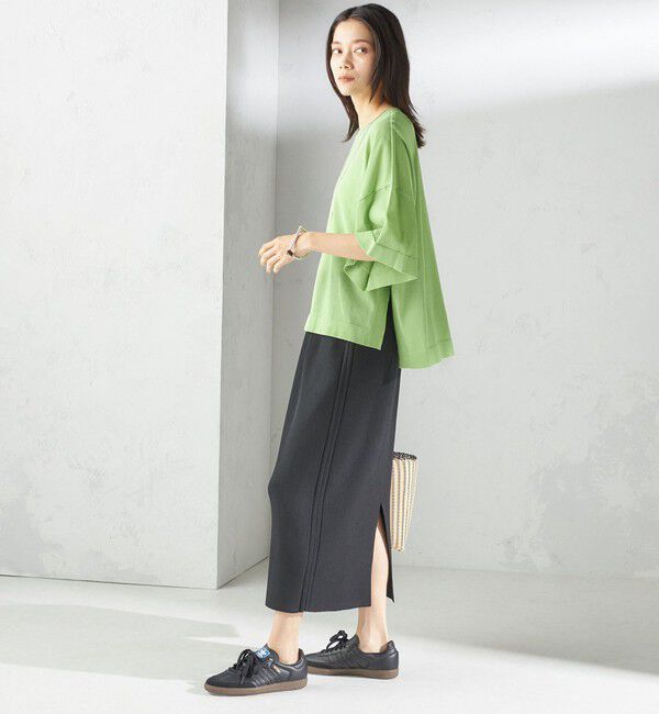 SHIPS for women「〈手洗い可能〉前後 2WAY リブ ニット スカート」|スカート|