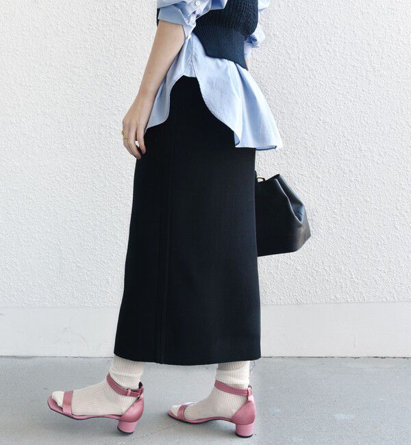 SHIPS for women「〈手洗い可能〉前後 2WAY リブ ニット スカート」|スカート|