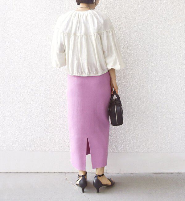 SHIPS for women「〈手洗い可能〉前後 2WAY リブ ニット スカート」|スカート|