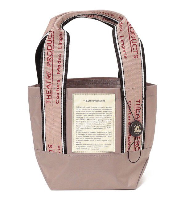 SHIPS any「THEATRE PRODUCTS: ナイロン ジャカード テープ トート S」|トートバッグ|グレー