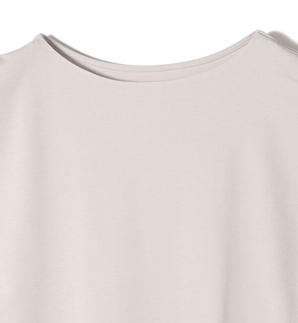 SHIPS for women「〈手洗い可能〉SORONA(R) ボートネック TEE」|Tシャツ・カットソー|