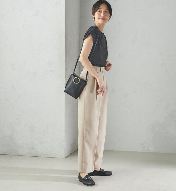 SHIPS for women「〈手洗い可能〉SORONA(R) ボートネック TEE」|Tシャツ・カットソー|