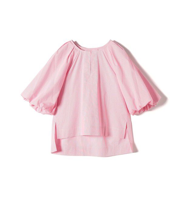 SHIPS for women「〈手洗い可能〉ストライプ バルーン ブラウス」|シャツ・ブラウス|