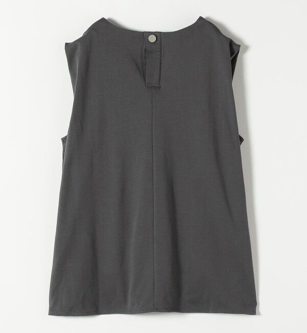 quaranciel「quaranciel:〈接触冷感/汗染み防止加工/洗濯機可能〉Vネック ノースリーブ プルオーバー」|Tシャツ・カットソー|