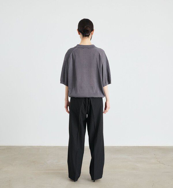 SHIPS「【City Ambient Products別注】crepuscule: JAPAN PAPER SKIPPER ニットポロ」|ポロシャツ|