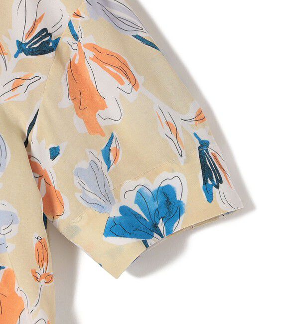 SHIPS for women「IPEKER 花柄 フリル ネック リボン 半袖 ブラウス」|シャツ・ブラウス|