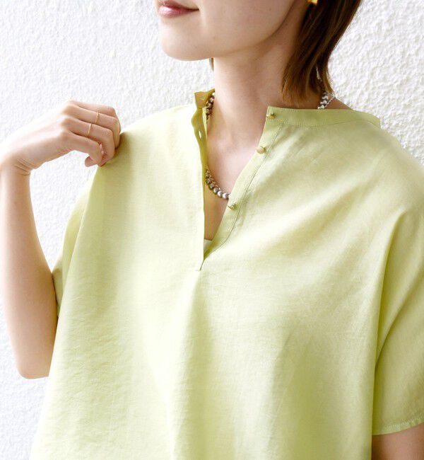 SHIPS for women「〈手洗い可能〉袖 ギャザー ドルマン ブラウス」|シャツ・ブラウス|