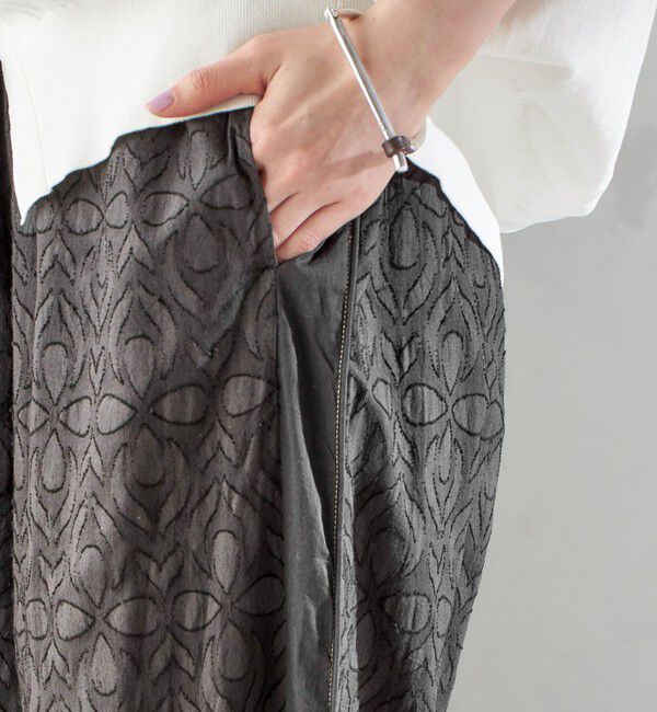 SHIPS for women「〈手洗い可能〉コットン ドビー ウエスト ゴム ギャザー パンツ」|その他|