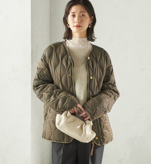 SHIPS for women「【SHIPS別注】TAION:〈手洗い可能〉リブ マルチ WAY ダウン ジャケット」|ダウン|