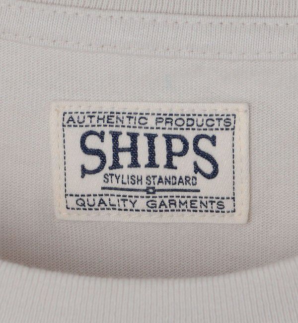 SHIPS「SHIPS: AUTHENTIC コットン スウェット ロングスリーブ Tシャツ」|Tシャツ・カットソー|
