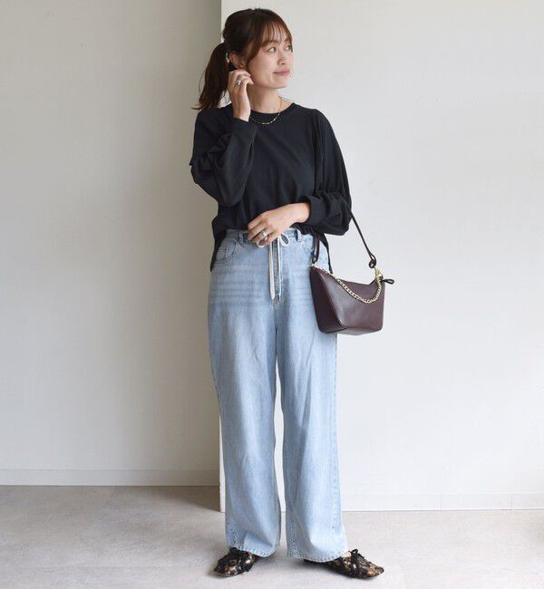 SHIPS for women「DEPEND インレー タック デザイン プルオーバー」|Tシャツ・カットソー|