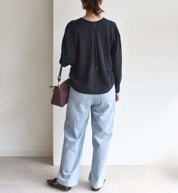 SHIPS for women「DEPEND インレー タック デザイン プルオーバー」|Tシャツ・カットソー|