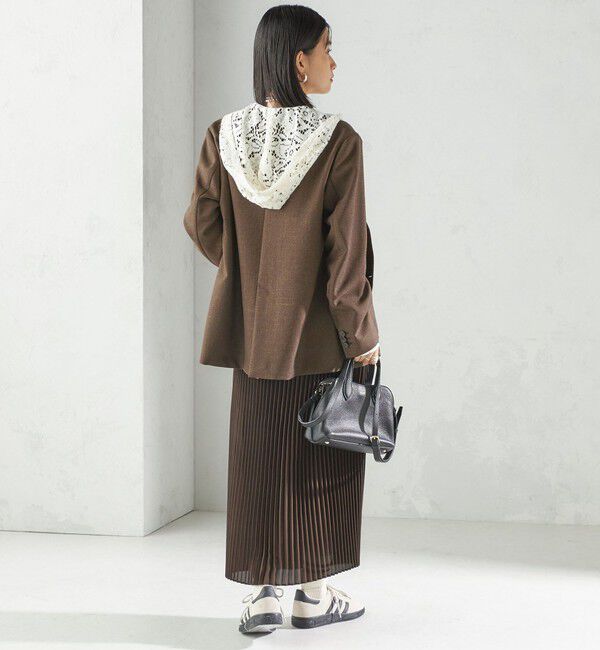 SHIPS for women「プリーツ ミディ ウエスト ゴム スカート」|スカート|