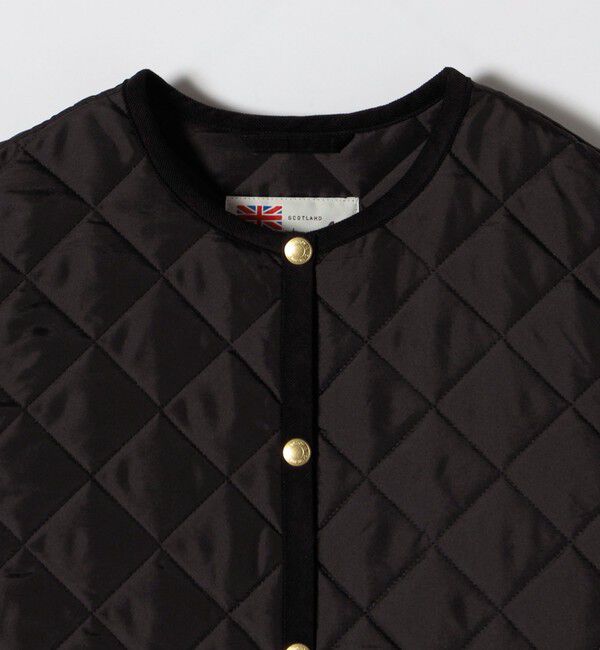 SHIPS any「Traditional Weatherwear: ARKLEY Aライン ミドル ノーカラー コート」|ノーカラーコート|