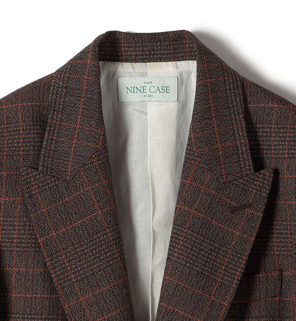SHIPS for women「SHIPS NINE CASE: チェック テーラード ジャケット」|テーラードジャケット|