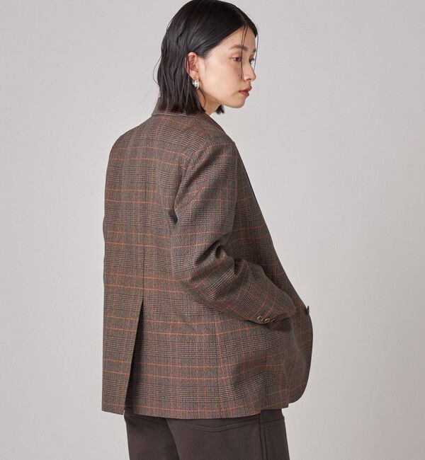 SHIPS for women「SHIPS NINE CASE: チェック テーラード ジャケット」|テーラードジャケット|