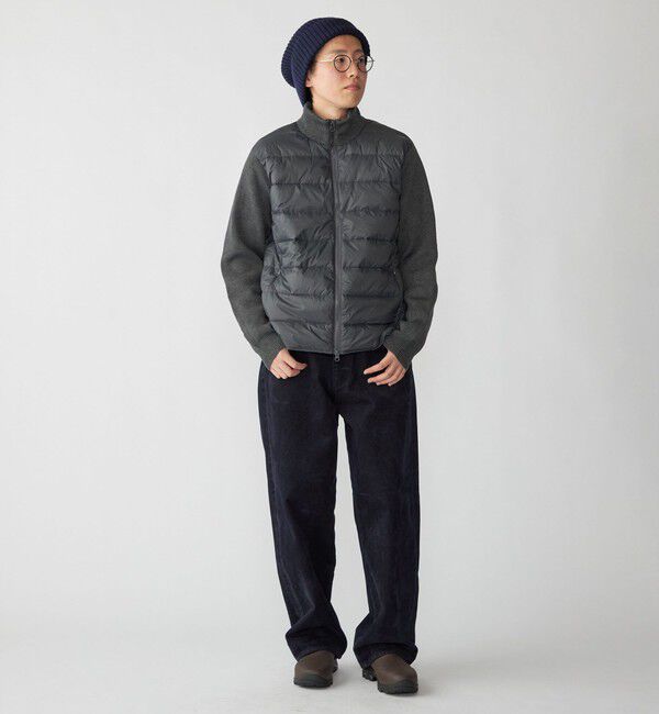 SHIPS「【WEB限定/SHIPS別注】TAION:〈手洗い可能〉ハイネック ダブルジップ ニットスリーブダウンジャケット」|ダウン|