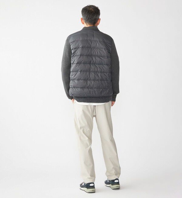 SHIPS「【WEB限定/SHIPS別注】TAION:〈手洗い可能〉ハイネック ダブルジップ ニットスリーブダウンジャケット」|ダウン|