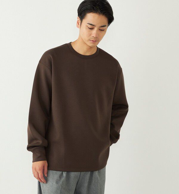 SHIPS Colors 「SHIPS Colors:〈洗濯機可能〉クリーミータッチ プルオーバー」|スウェット・ジャージ|ブラウン