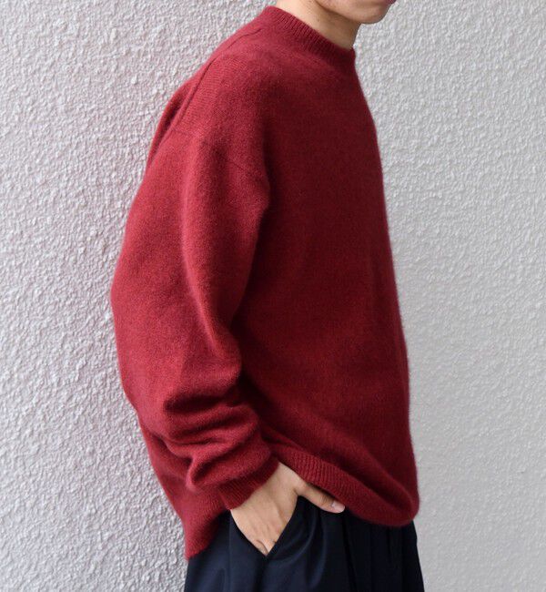 SHIPS any「SHIPS any: LOUNGE FOX シャギー セミモックネック ニット◇」|ニット・セーター|