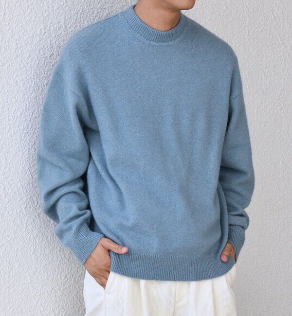 SHIPS any「SHIPS any: LOUNGE FOX シャギー セミモックネック ニット◇」|ニット・セーター|