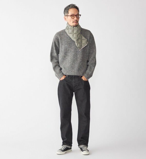 SHIPS「【SHIPS別注】TAION: 〈手洗い可能〉キルティング ダウン マフラー」|ストール|