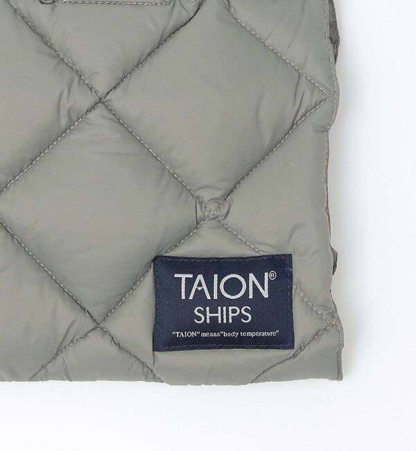 SHIPS「【SHIPS別注】TAION: 〈手洗い可能〉キルティング ダウン マフラー」|ストール|