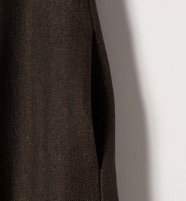 SHIPS any「SHIPS any: ヘリンボーン パイピング フレア ジャンパースカート」|ワンピース|