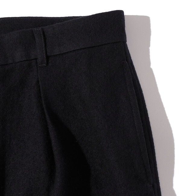 SHIPS「Southwick:〈セットアップ対応〉Gate Label フェルテッド 1プリーツ スラックス」|スラックス|