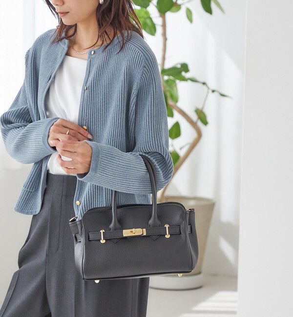 SHIPS for women「【SHIPS別注】MILOS: 金具付き ベルト トート S」|トートバッグ|