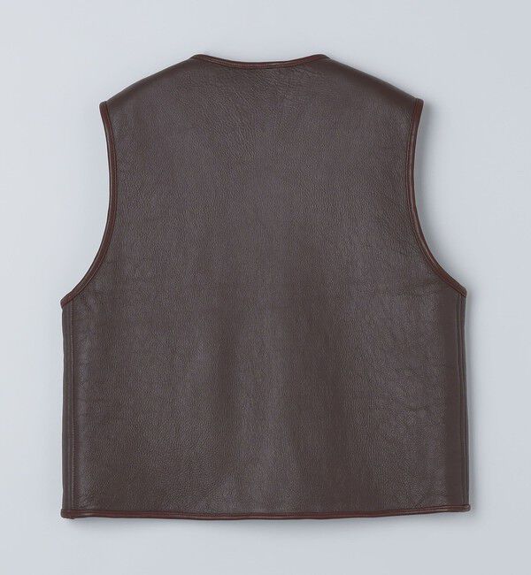 SHIPS「SHIPS: ムートン ベスト」|ベスト・ジレ|