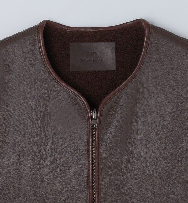 SHIPS「SHIPS: ムートン ベスト」|ベスト・ジレ|