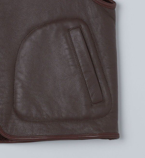 SHIPS「SHIPS: ムートン ベスト」|ベスト・ジレ|