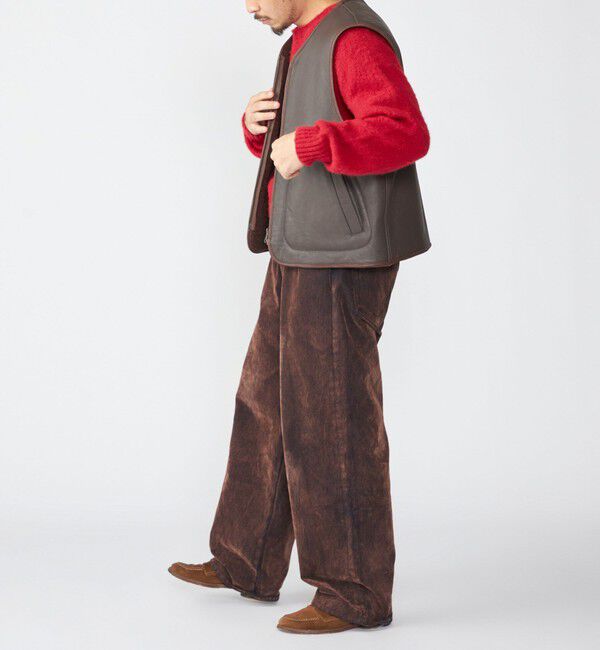 SHIPS「SHIPS: ムートン ベスト」|ベスト・ジレ|