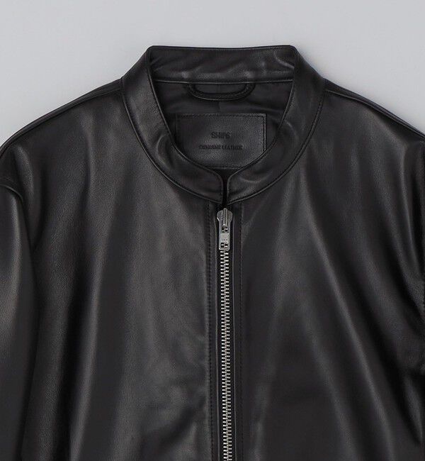 SHIPS「SHIPS: ラムレザー シングル ライダース ジャケット 25FW」|その他|