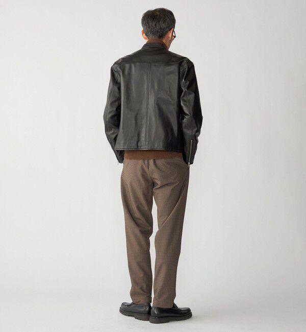 SHIPS「SHIPS: ラムレザー シングル ライダース ジャケット 25FW」|その他|