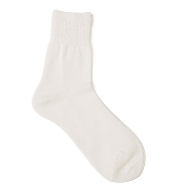 SHIPS for women「Piedi Nudi:ソリッド ショート ソックス」|ソックス|ライトホワイト