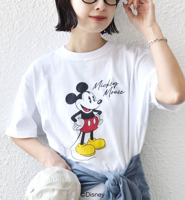 SHIPS for women「《一部追加予約》【SHIPS別注】GOOD ROCK SPEED:MICKEY / TEE」|Tシャツ・カットソー|