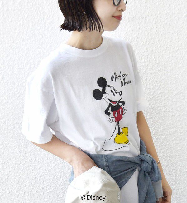 SHIPS for women「《一部追加予約》【SHIPS別注】GOOD ROCK SPEED:MICKEY / TEE」|Tシャツ・カットソー|