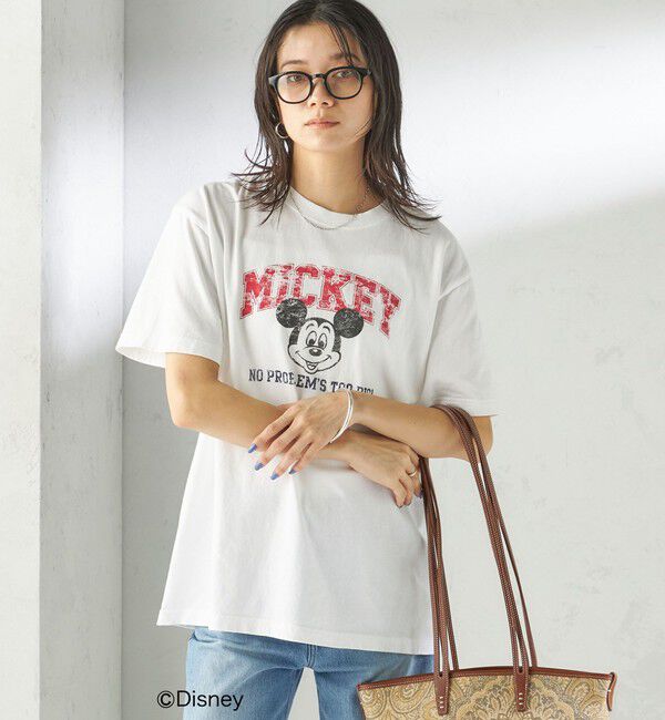 SHIPS for women「《一部追加予約》【SHIPS別注】GOOD ROCK SPEED:MICKEY / TEE」|Tシャツ・カットソー|