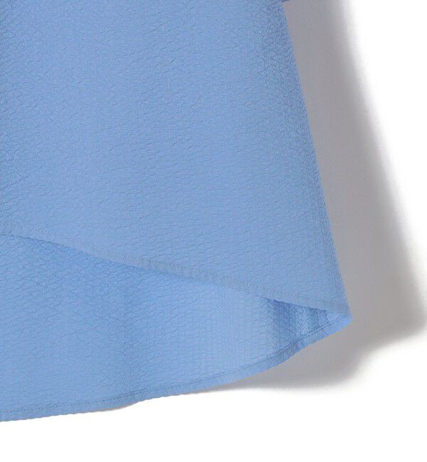 SHIPS for women「【WEB限定】〈手洗い可能〉サッカー ギャザー シャツ 羽織」|シャツ・ブラウス|