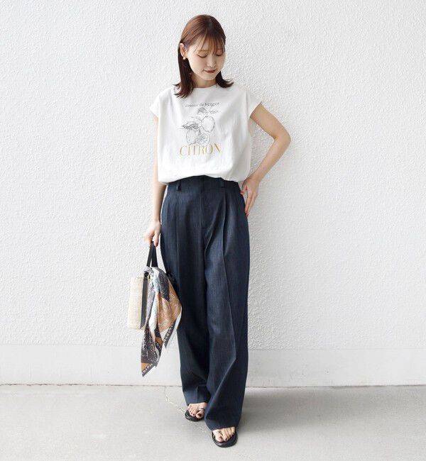 SHIPS for women「《予約》【WEB限定】オーガニック コットン フルーツ TEE」|Tシャツ・カットソー|