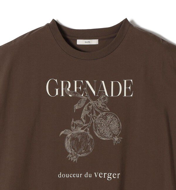 SHIPS for women「《予約》【WEB限定】オーガニック コットン フルーツ TEE」|Tシャツ・カットソー|