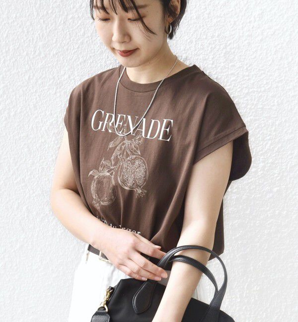 SHIPS for women「《予約》【WEB限定】オーガニック コットン フルーツ TEE」|Tシャツ・カットソー|