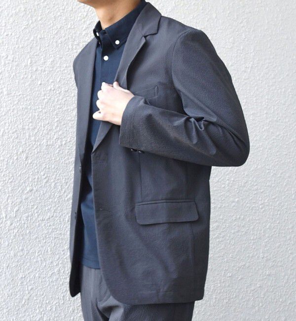 SHIPS any「SHIPS any:〈撥水/軽量/ストレッチ〉SOLOTEX(R) シアサッカー セットアップ スーツ 26SS◇」|スーツ|