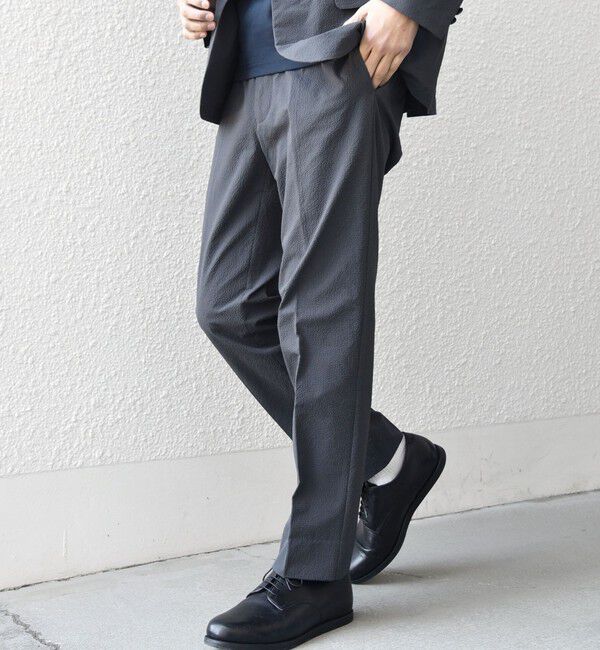 SHIPS any「SHIPS any:〈撥水/軽量/ストレッチ〉SOLOTEX(R) シアサッカー セットアップ スーツ 26SS◇」|スーツ|